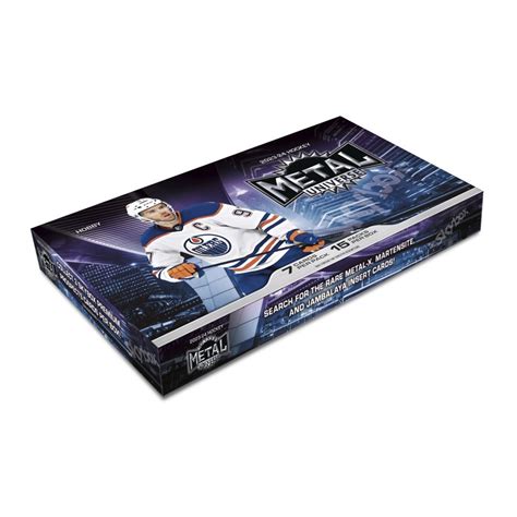 metal universe hockey hobby box|metal universe upper deck hockey.